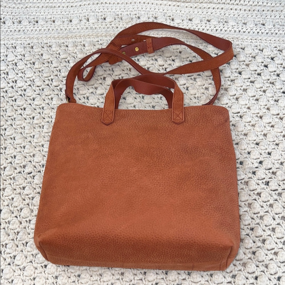 Madewell Transport Crossbody Leather Tote BNWT